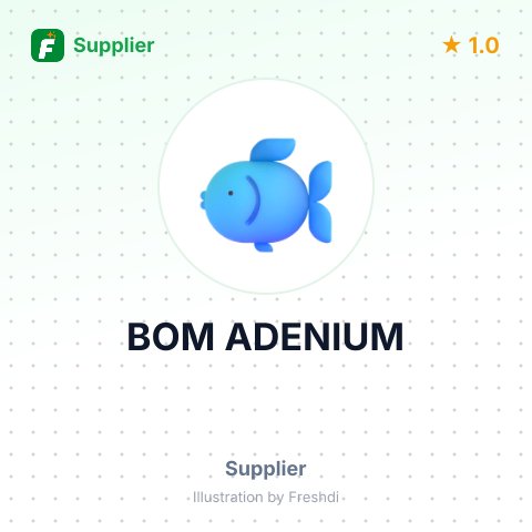 BOM ADENIUM – summary card, no photo uploaded yet
