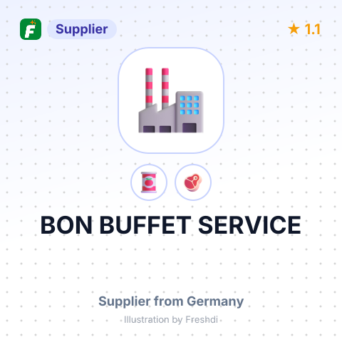 BON BUFFET SERVICE – summary card, no photo uploaded yet