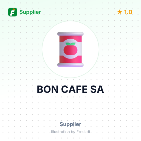 BON CAFE SA – summary card, no photo uploaded yet