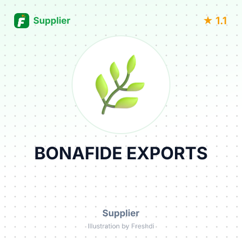 BONAFIDE EXPORTS – summary card, no photo uploaded yet