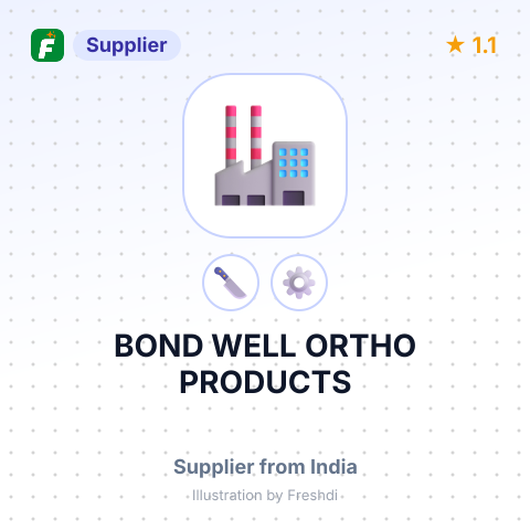 BOND WELL ORTHO PRODUCTS – summary card, no photo uploaded yet