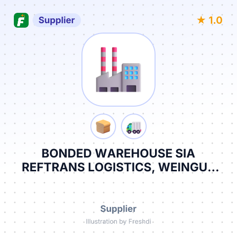 BONDED WAREHOUSE SIA REFTRANS LOGISTICS, WEINGUT PMC MUNZENRIEDER GMBH – summary card, no photo uploaded yet