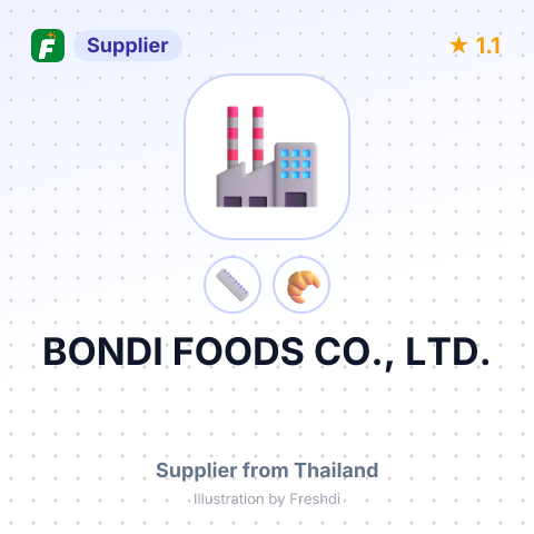 BONDI FOODS CO., LTD. – summary card, no photo uploaded yet