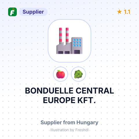 BONDUELLE CENTRAL EUROPE KFT. – summary card, no photo uploaded yet