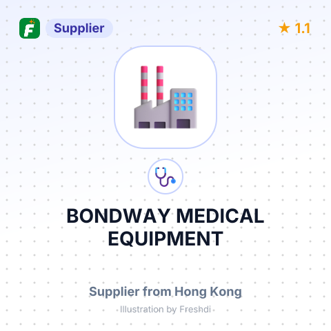 BONDWAY MEDICAL EQUIPMENT – summary card, no photo uploaded yet