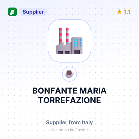 BONFANTE MARIA TORREFAZIONE – summary card, no photo uploaded yet