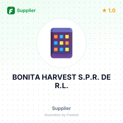 BONITA HARVEST S.P.R. DE R.L. – summary card, no photo uploaded yet
