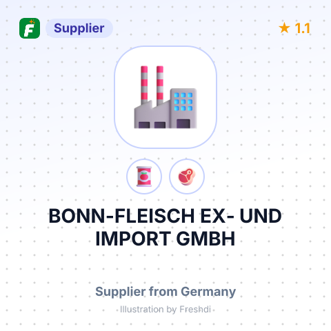 BONN-FLEISCH EX- UND  IMPORT GMBH – summary card, no photo uploaded yet