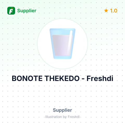 BONOTE THEKEDO – summary card, no photo uploaded yet