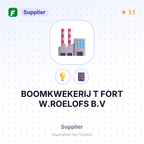 BOOMKWEKERIJ T FORT W.ROELOFS B.V – summary card, no photo uploaded yet
