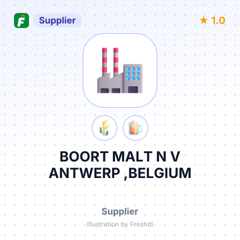 BOORT MALT N V ANTWERP ,BELGIUM – summary card, no photo uploaded yet