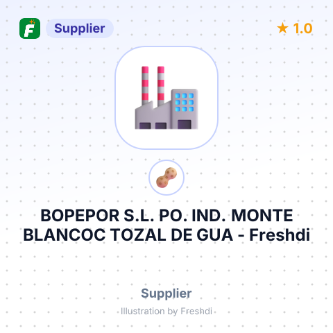 BOPEPOR S.L. PO. IND. MONTE BLANCOC TOZAL DE GUA – summary card, no photo uploaded yet