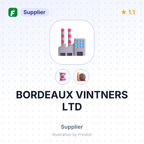 BORDEAUX VINTNERS LTD – summary card, no photo uploaded yet