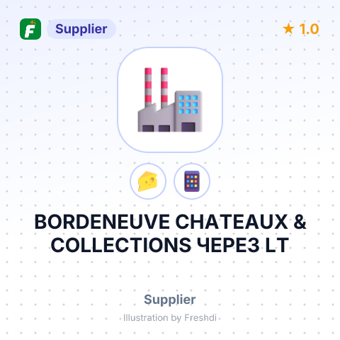 BORDENEUVE CHATEAUX & COLLECTIONS ЧЕРЕЗ LT – summary card, no photo uploaded yet