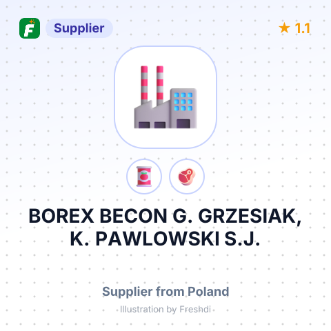BOREX BECON G. GRZESIAK, K. PAWLOWSKI S.J. – summary card, no photo uploaded yet