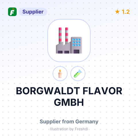 BORGWALDT FLAVOR GMBH – summary card, no photo uploaded yet