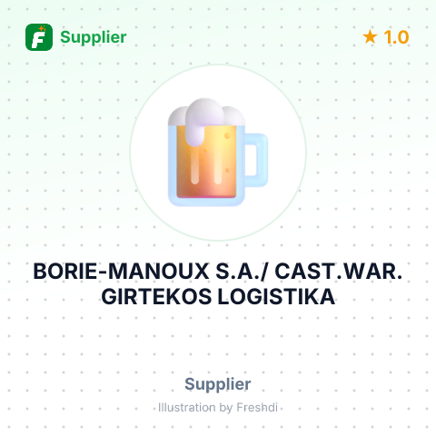 BORIE-MANOUX S.A./ CAST.WAR. GIRTEKOS LOGISTIKA – summary card, no photo uploaded yet