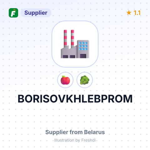 BORISOVKHLEBPROM – summary card, no photo uploaded yet