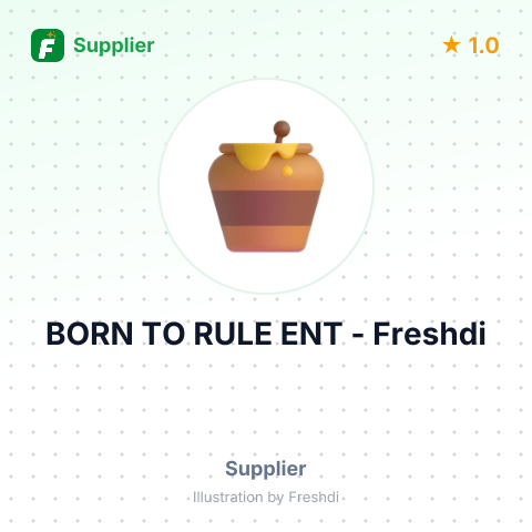 BORN TO RULE ENT – summary card, no photo uploaded yet