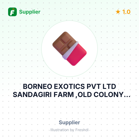 BORNEO EXOTICS PVT LTD SANDAGIRI FARM ,OLD COLONY, PALMERSTON JUNCTION,LINDULA – summary card, no photo uploaded yet