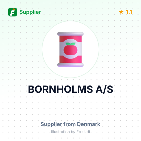 BORNHOLMS A/S – summary card, no photo uploaded yet