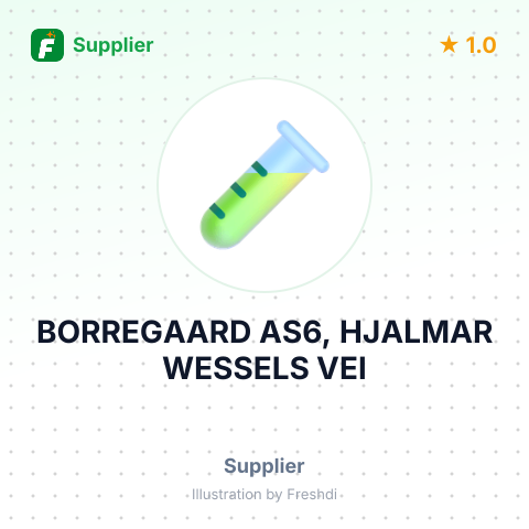 BORREGAARD AS6, HJALMAR WESSELS VEI – summary card, no photo uploaded yet