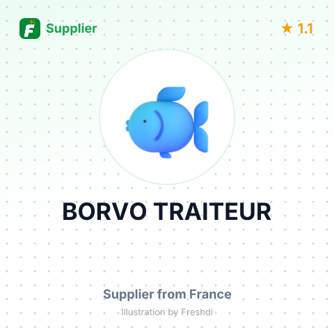 BORVO TRAITEUR – summary card, no photo uploaded yet
