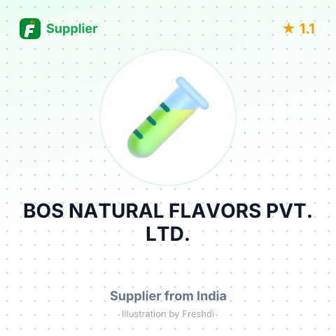BOS NATURAL FLAVORS PVT. LTD. – summary card, no photo uploaded yet