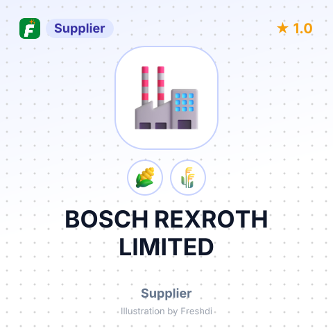 BOSCH REXROTH LIMITED – summary card, no photo uploaded yet