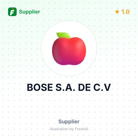 BOSE S.A. DE C.V – summary card, no photo uploaded yet