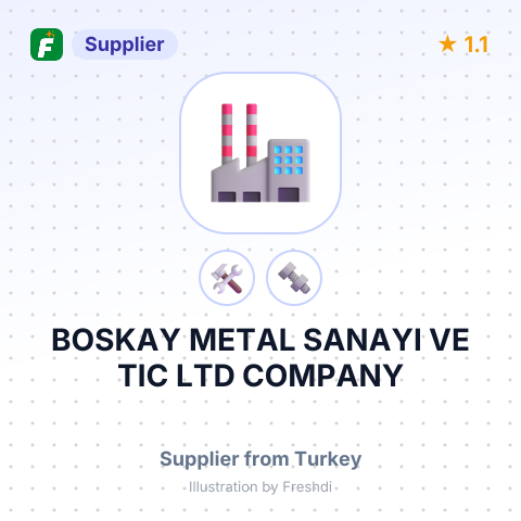 BOSKAY METAL SANAYI VE TIC LTD COMPANY – summary card, no photo uploaded yet