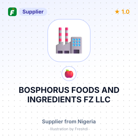 BOSPHORUS FOODS AND INGREDIENTS FZ LLC – summary card, no photo uploaded yet