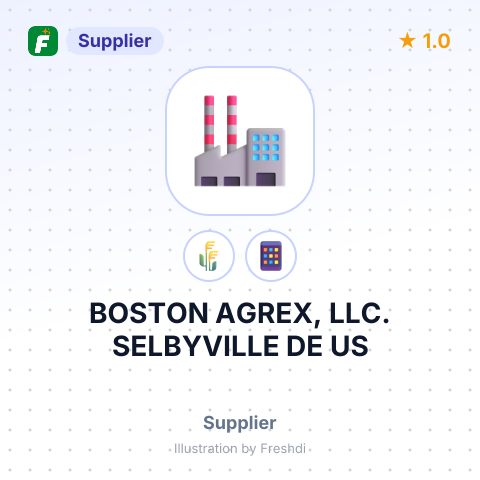 BOSTON AGREX, LLC. SELBYVILLE DE US – summary card, no photo uploaded yet