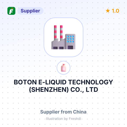 BOTON E-LIQUID TECHNOLOGY (SHENZHEN) CO., LTD – summary card, no photo uploaded yet