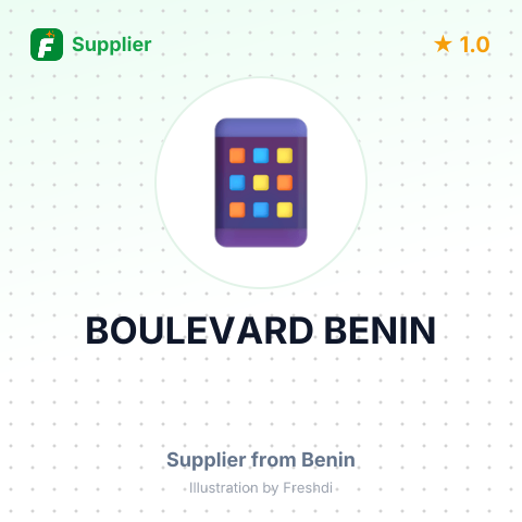 BOULEVARD BENIN – summary card, no photo uploaded yet