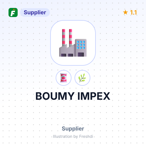 BOUMY IMPEX – summary card, no photo uploaded yet