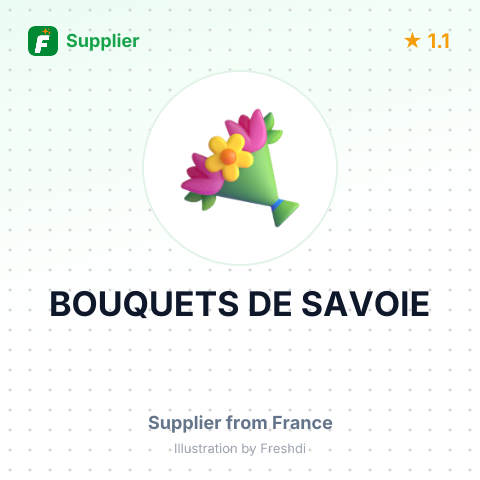 BOUQUETS DE SAVOIE – summary card, no photo uploaded yet