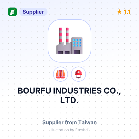 BOURFU INDUSTRIES CO., LTD. – summary card, no photo uploaded yet