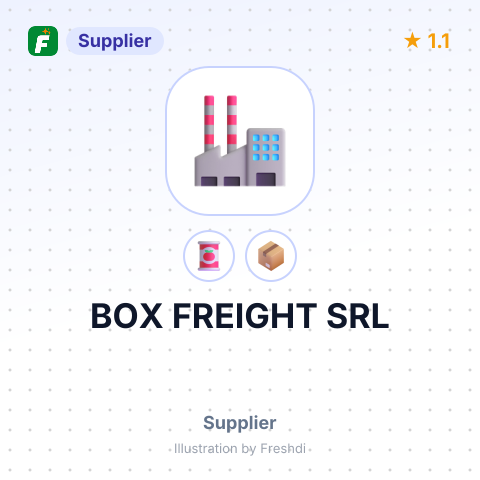 BOX FREIGHT SRL – summary card, no photo uploaded yet