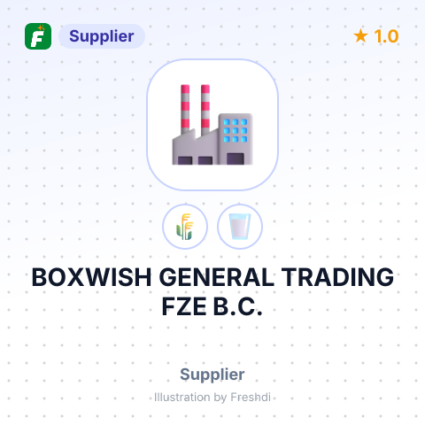 BOXWISH GENERAL TRADING FZE B.C. – summary card, no photo uploaded yet