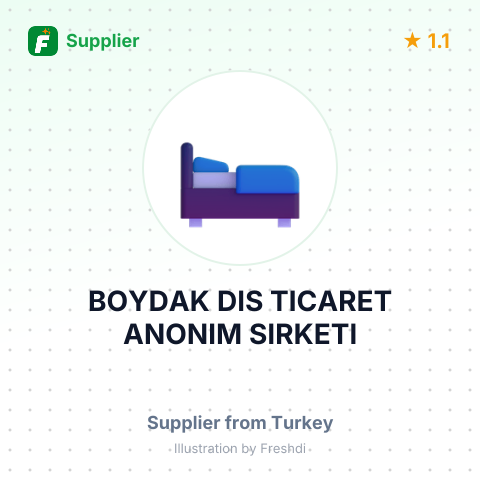 BOYDAK DIS TICARET ANONIM SIRKETI – summary card, no photo uploaded yet
