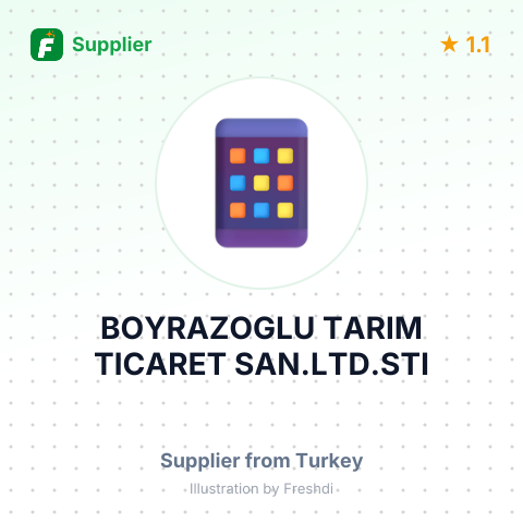 BOYRAZOGLU TARIM TICARET SAN.LTD.STI – summary card, no photo uploaded yet