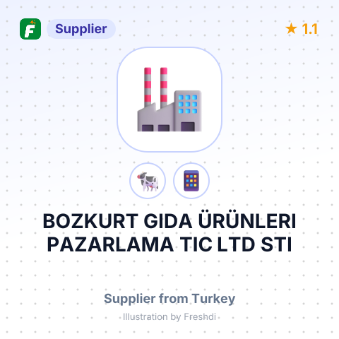 BOZKURT GIDA ÜRÜNLERI PAZARLAMA TIC LTD STI – summary card, no photo uploaded yet