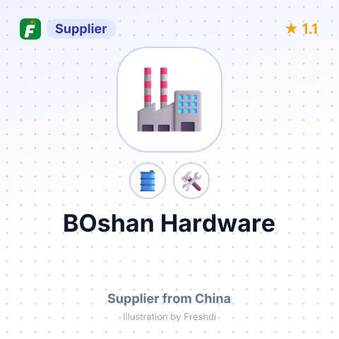 BOshan Hardware – summary card, no photo uploaded yet