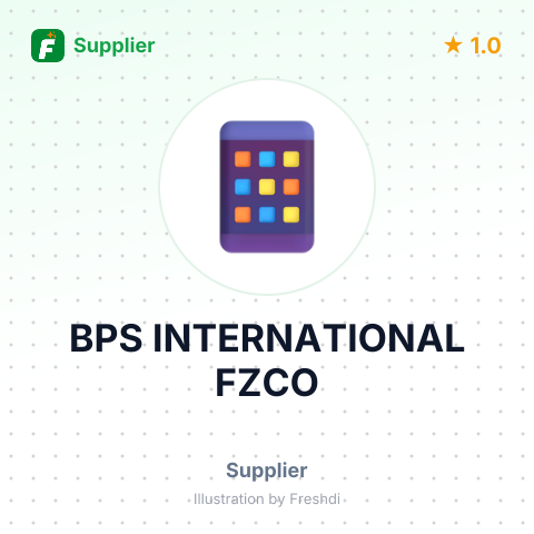 BPS INTERNATIONAL FZCO – summary card, no photo uploaded yet