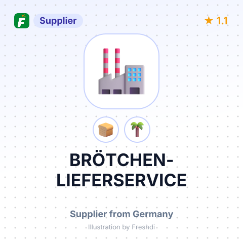 BRÖTCHEN-LIEFERSERVICE – summary card, no photo uploaded yet