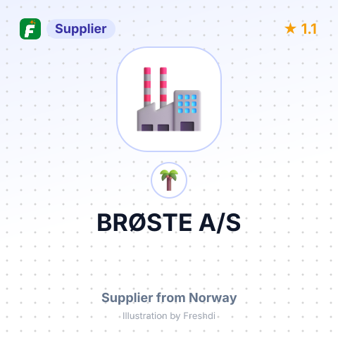 BRØSTE A/S – summary card, no photo uploaded yet