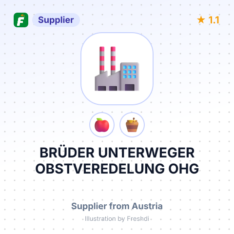 BRÜDER UNTERWEGER OBSTVEREDELUNG OHG – summary card, no photo uploaded yet