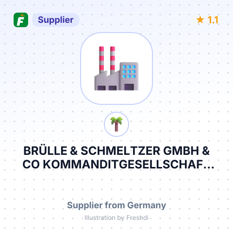 BRÜLLE & SCHMELTZER GMBH & CO KOMMANDITGESELLSCHAFT LEBENSMITTELGROßHANDUNG – summary card, no photo uploaded yet