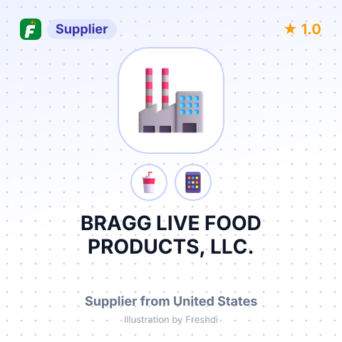BRAGG LIVE FOOD PRODUCTS, LLC. – summary card, no photo uploaded yet